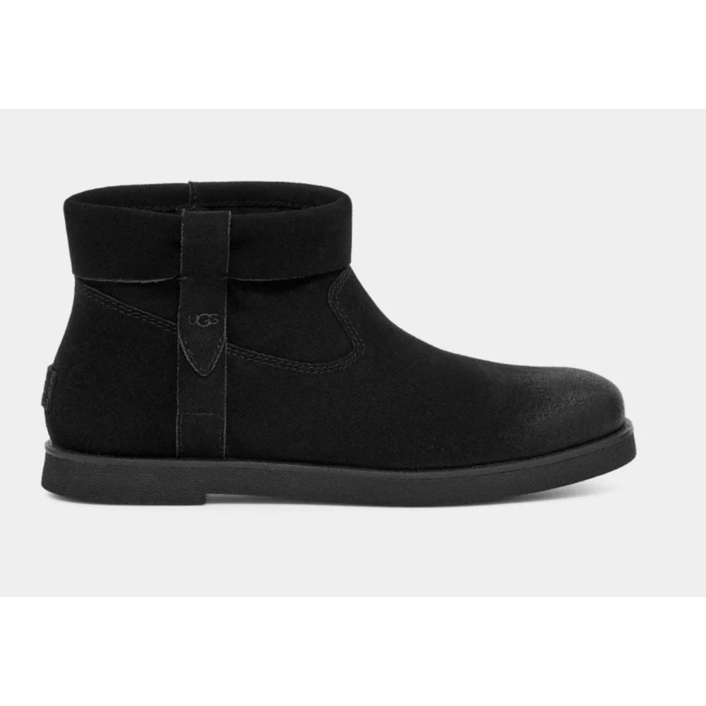 UGG Josefine Cuff Ankle Boot Black Suede Size‎ 8.5 NWOT